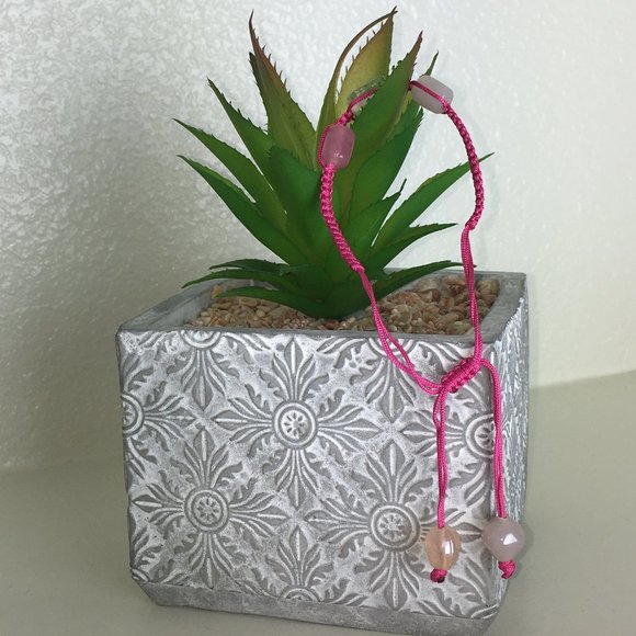 Handmade Chinese Knotting Bracelet W/ Glass Beads - Picture 5 of 8